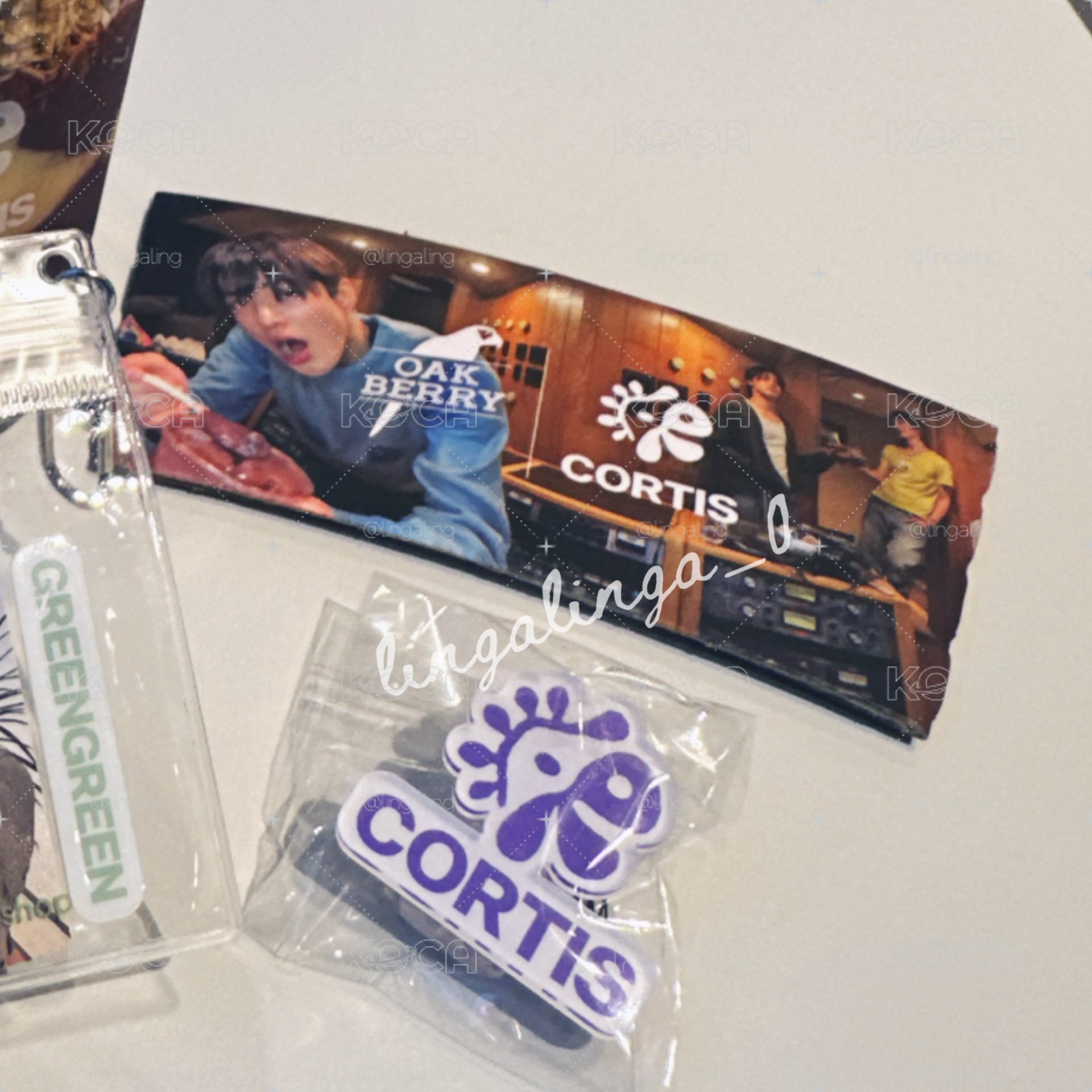 Cortis × Oakberry 夾子+杯套