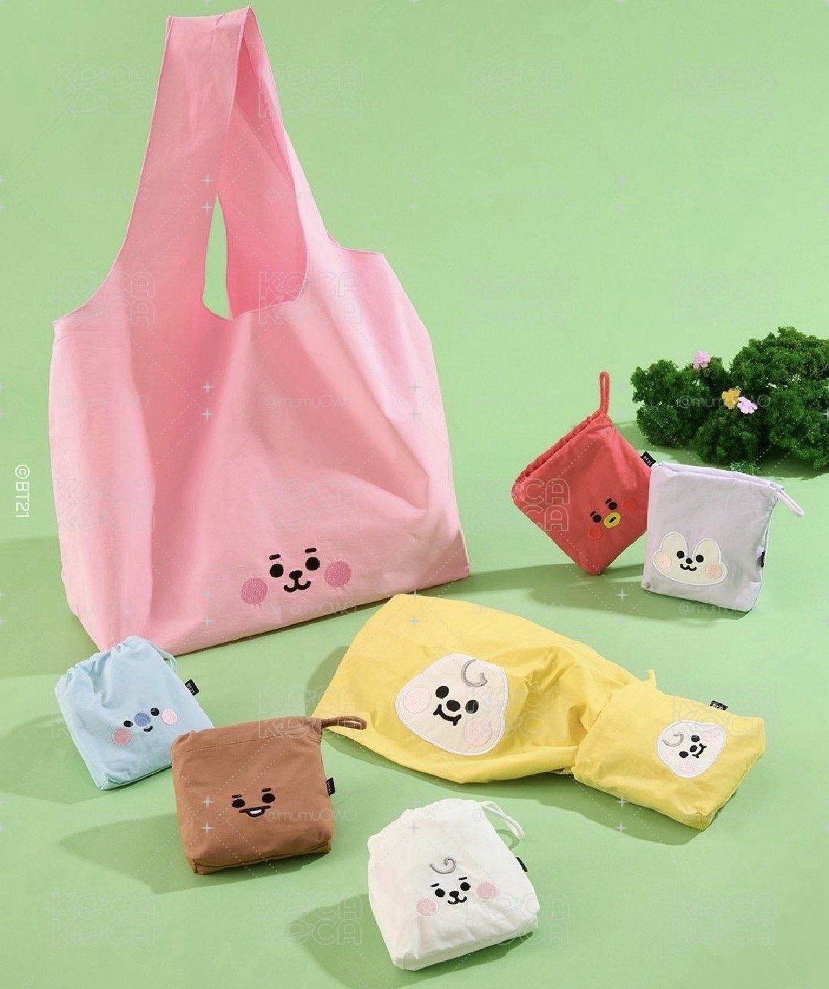 現貨 BT21折疊購物袋