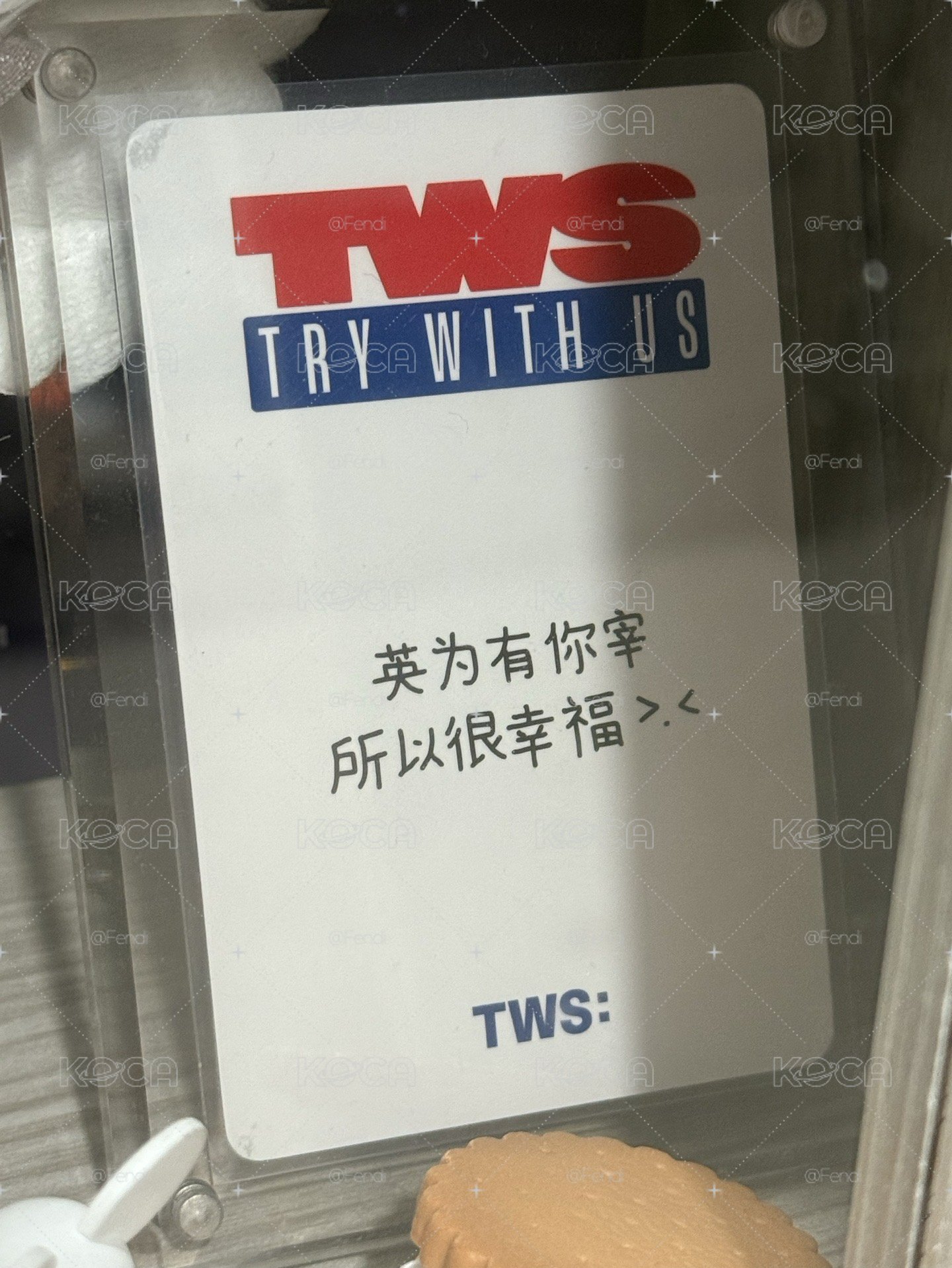 英宰中文卡背 附首爾場紙花