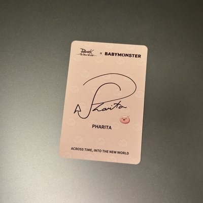 Pharita 塔 曼谷限定RO 代言卡