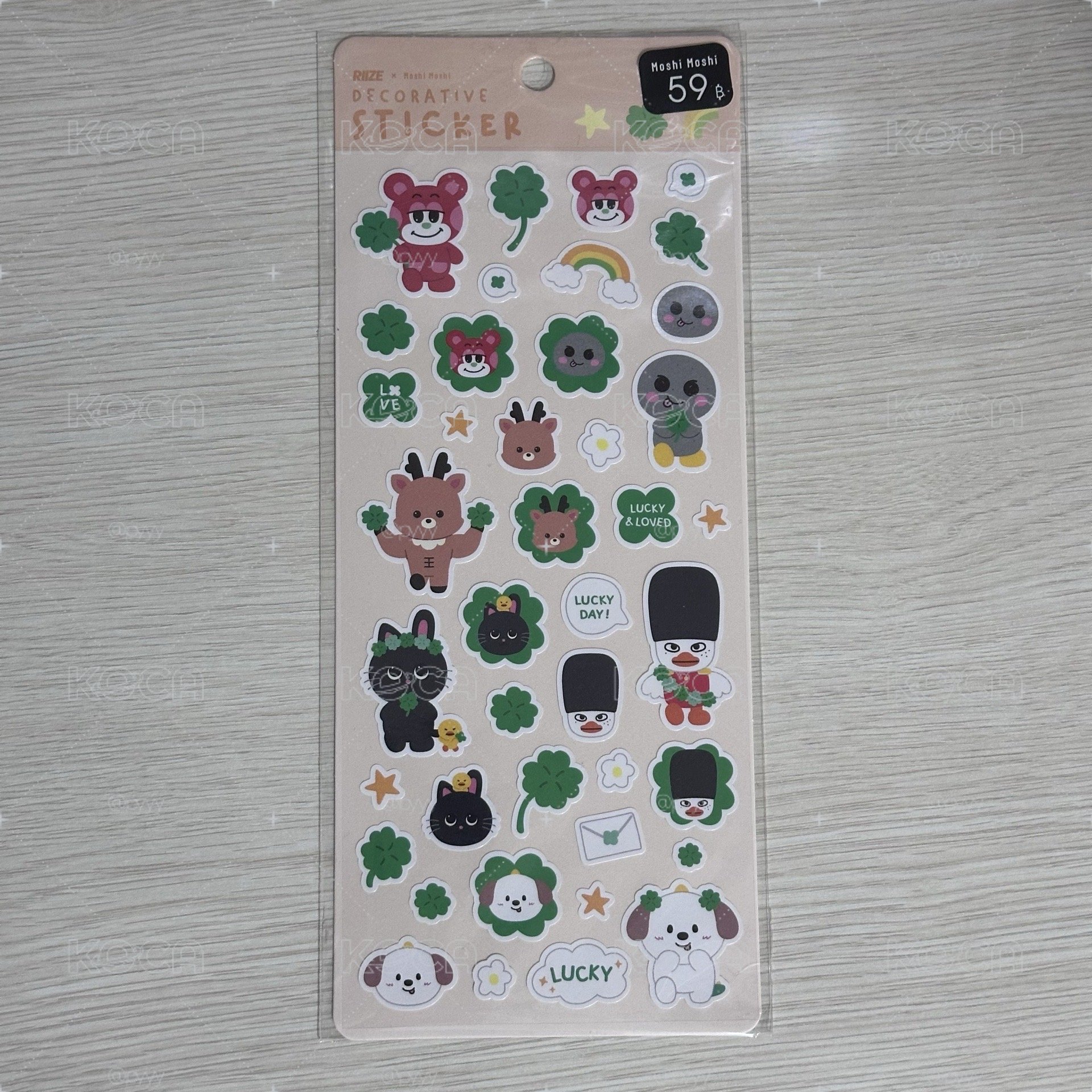 RIIZExMOSHI 平面貼紙 手機掛繩