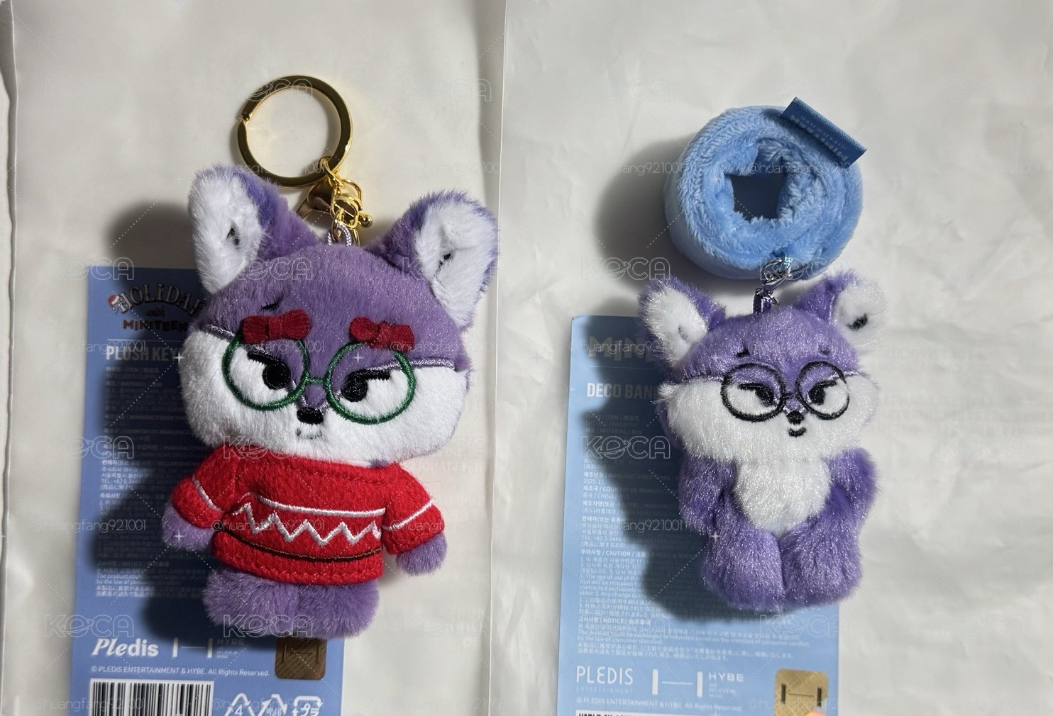 圓佑miniteen聖誕吊飾+手燈環