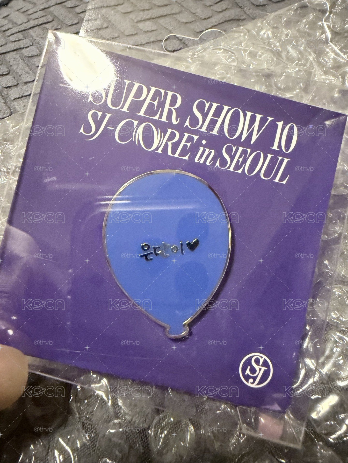 SS10安可場 銀赫手寫 徽章 