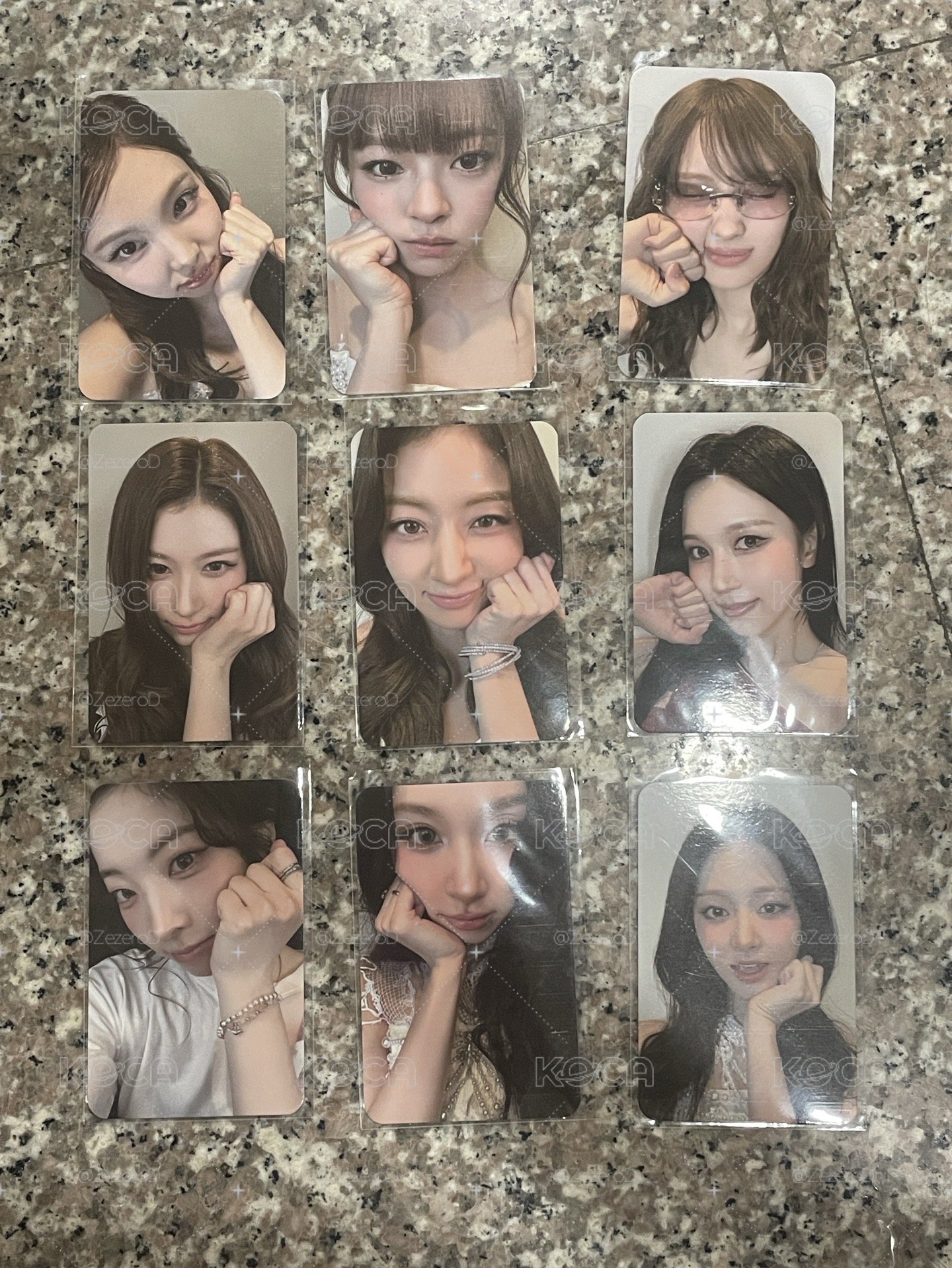 TWICE 六巡 終場快閃店 線下 滿額卡 (1套9張）