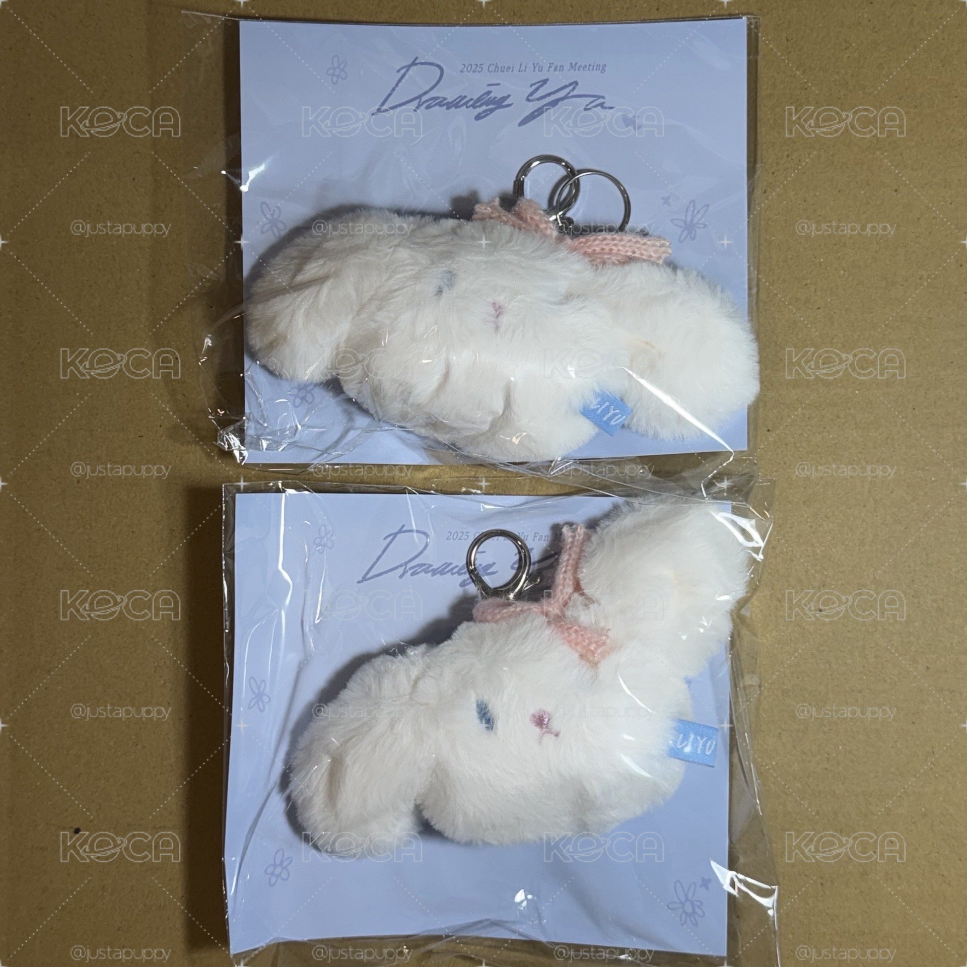 首爾場見面會兔子娃娃吊飾