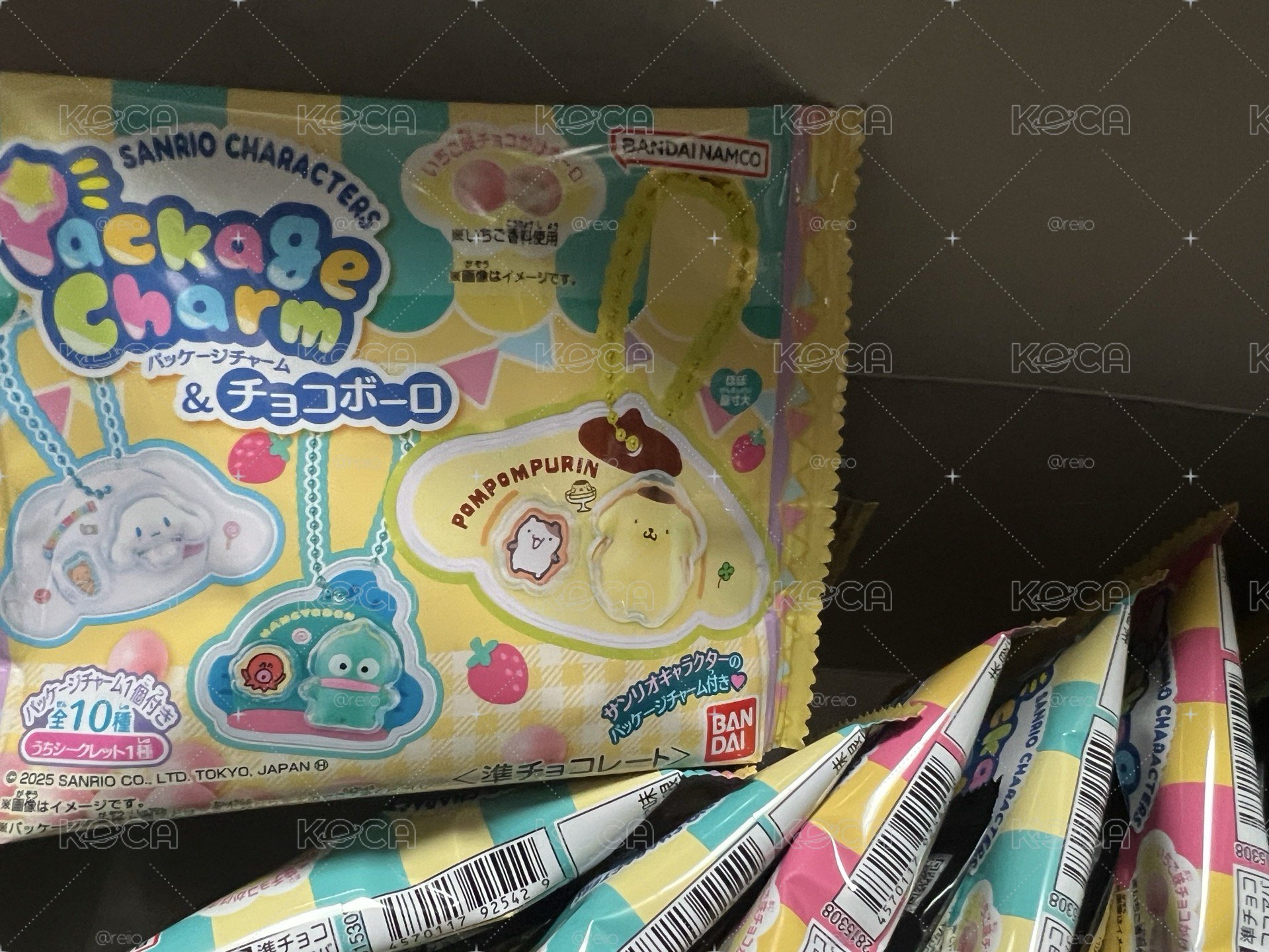 日本萬代 三麗鷗包裝吊飾 含軟糖 