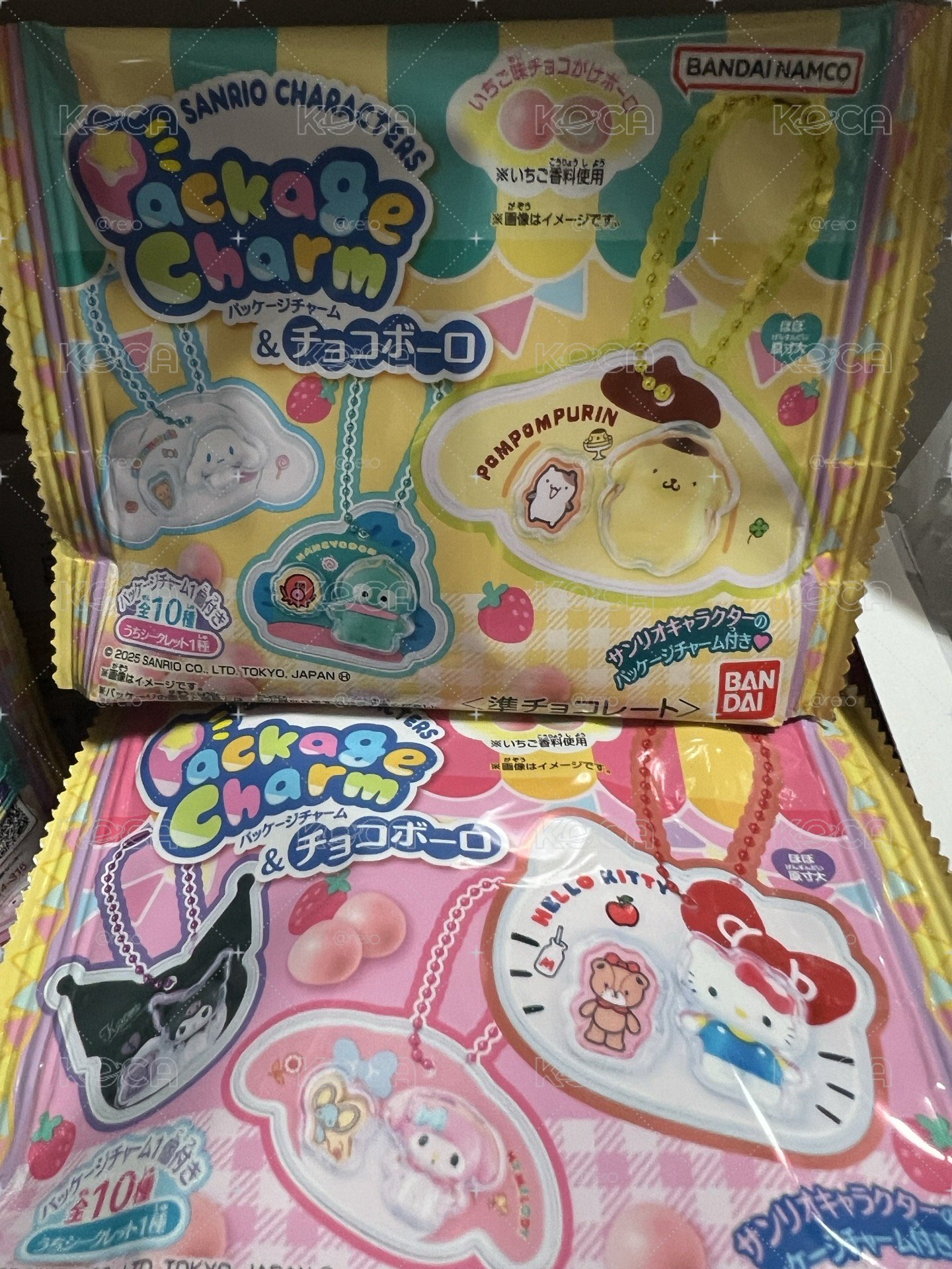 日本萬代 三麗鷗包裝吊飾 含軟糖 