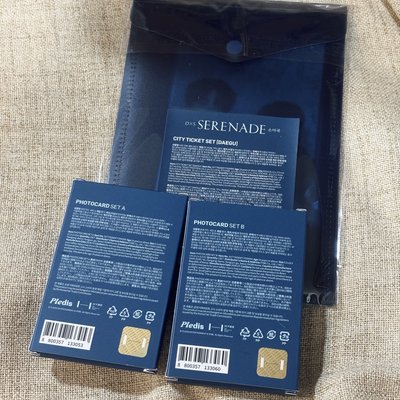全新現貨 SERENADE襯衫M/大邱票卡/小卡組