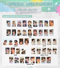 RANDOM SELFIE PHOTOCARDS SET B