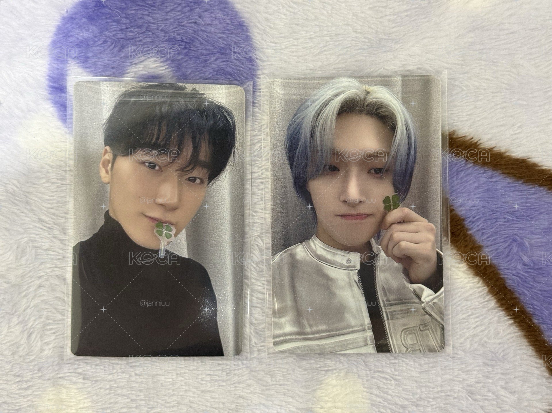 ATEEZ 🏴‍☠️GH4 JUMP UP 幸運草🍀特典卡 崔傘 旼琦 一組