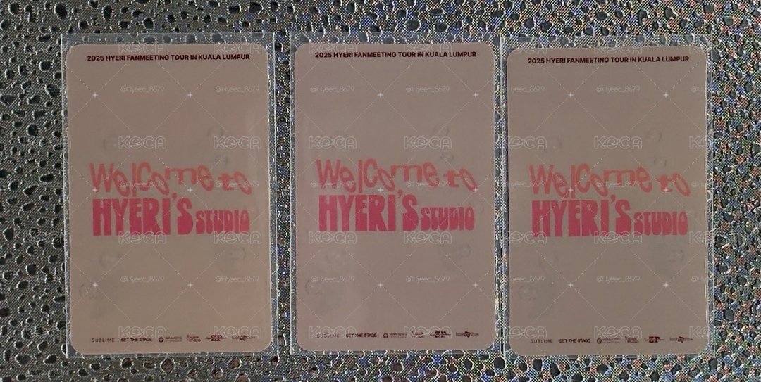 Hyeri惠利2025吉隆坡見面會小卡