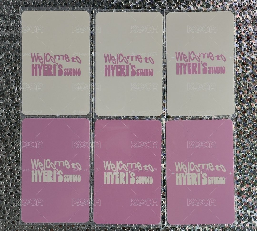 Hyeri惠利2025見面會周邊2.0小卡