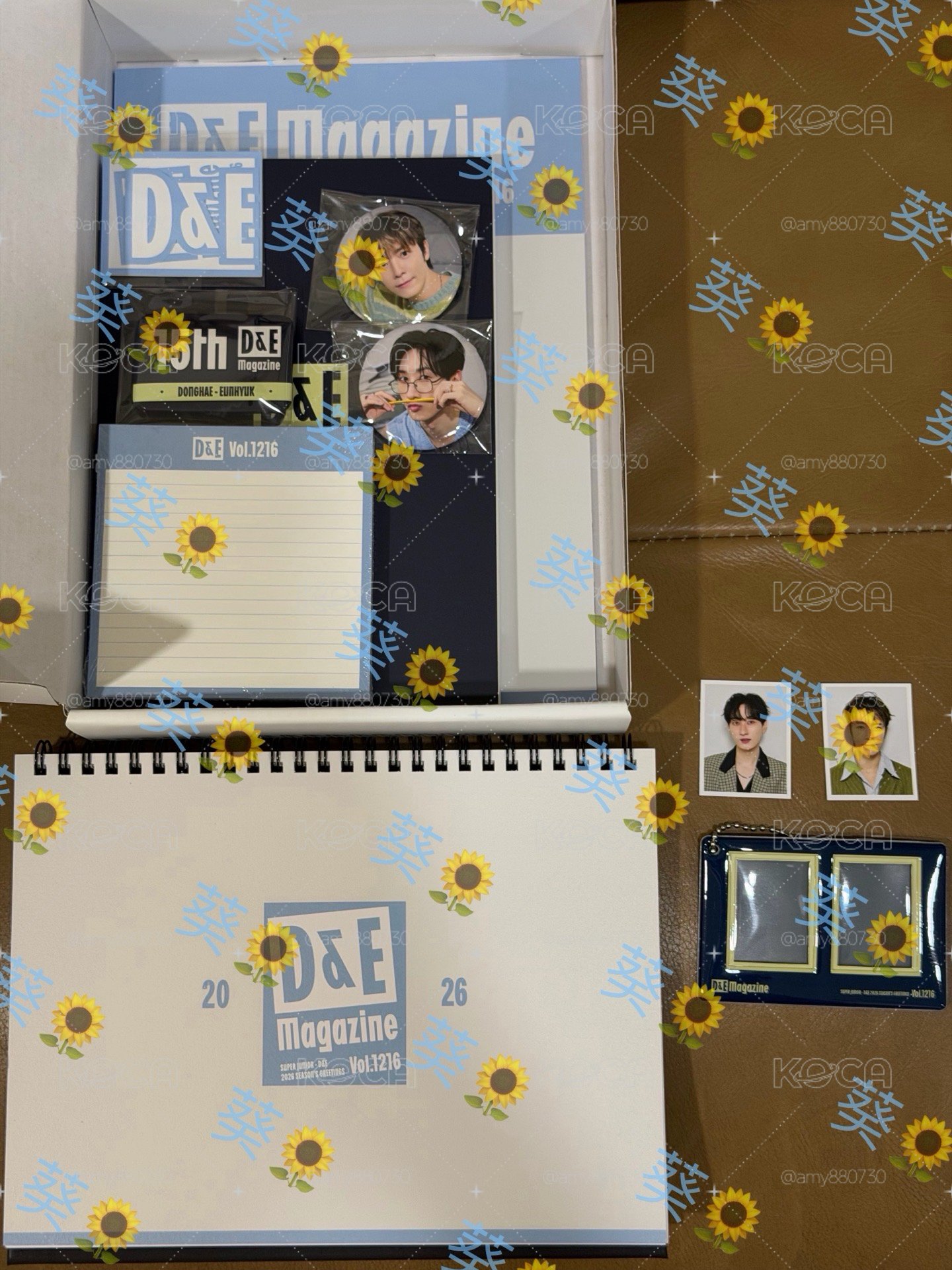 Super Junior D&E 2026年曆（無小卡、拍立得）