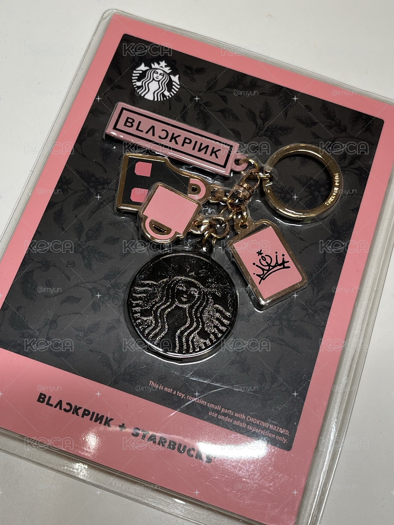 BLACKPINK星巴克鑰匙圈吊飾