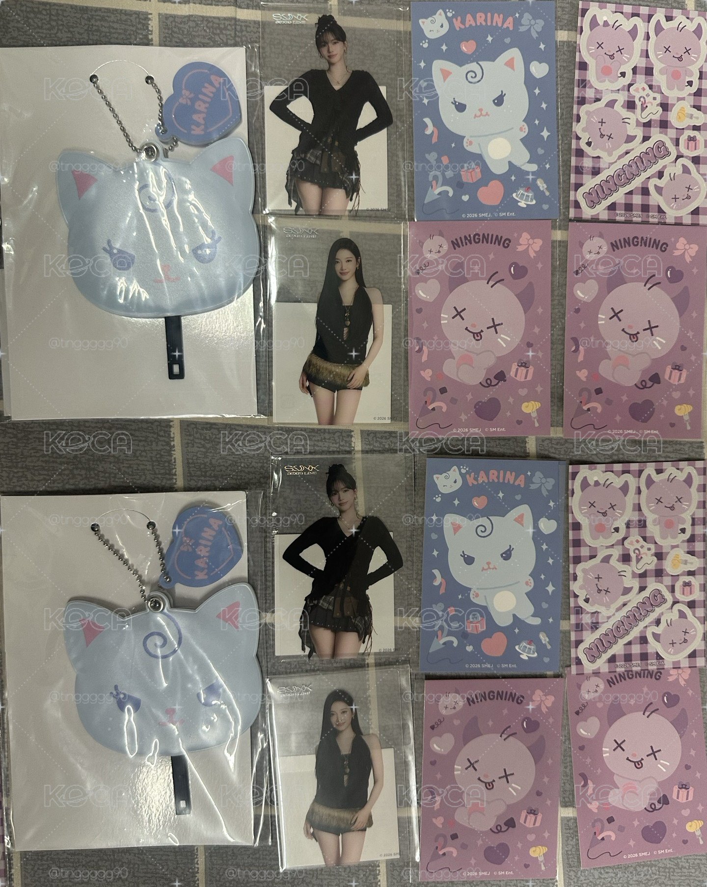 aespa一番賞 小扇子+透卡+卡
