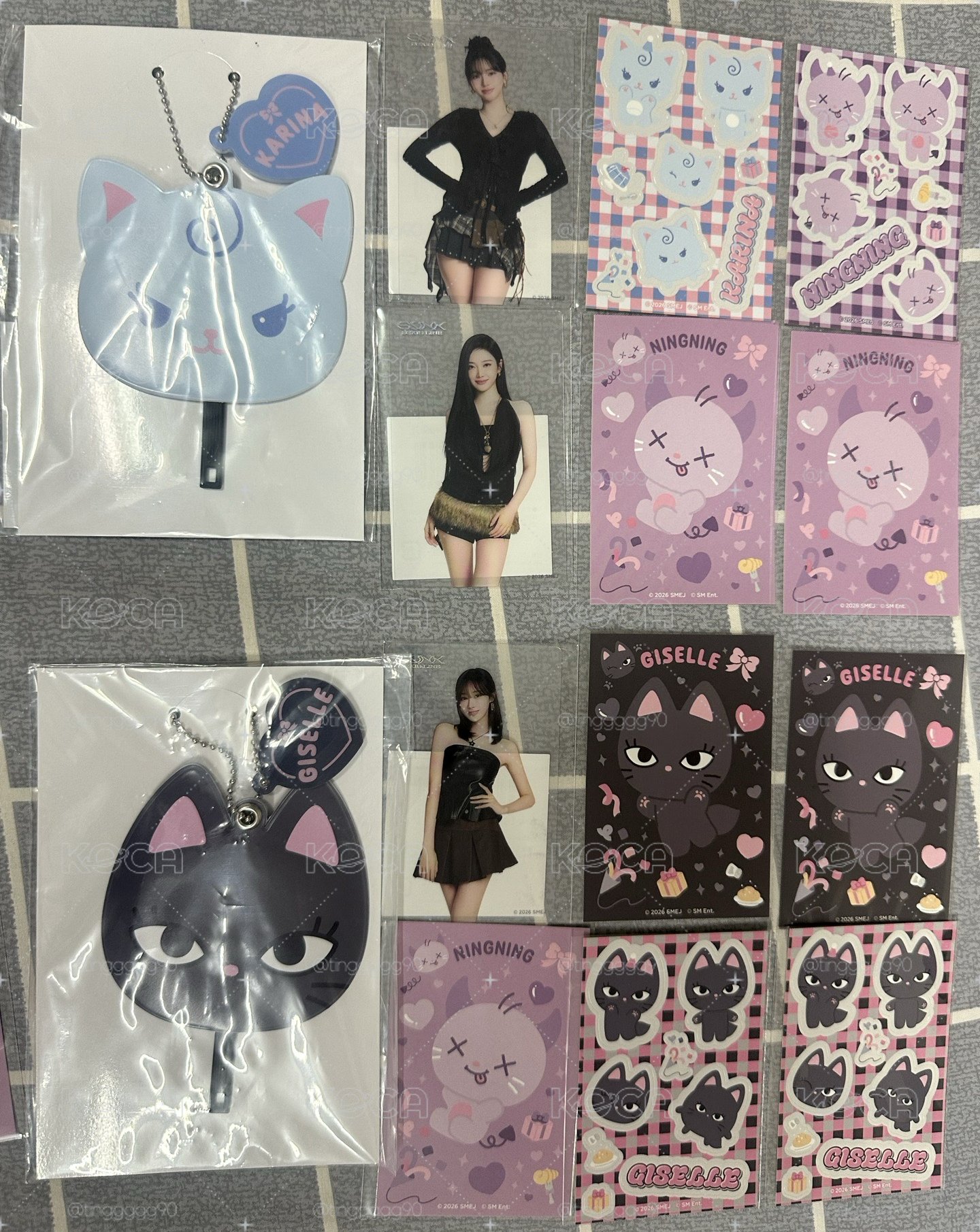 aespa一番賞 小扇子+透卡+卡