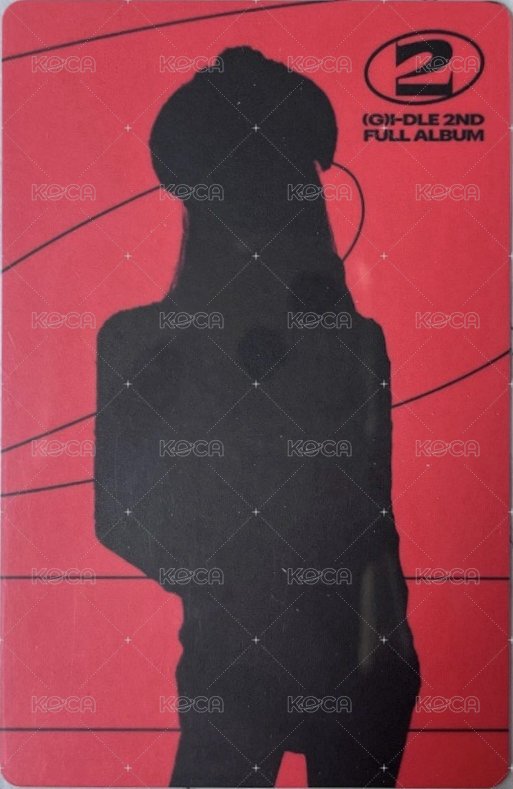正規二 專輯卡 ver.2 背面