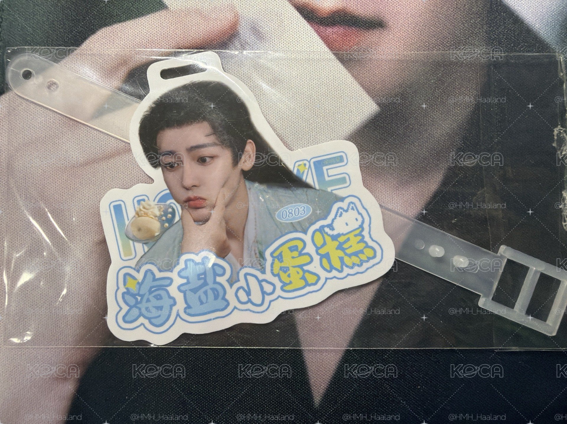 侯明昊昊啓新辰行李牌