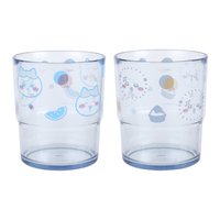 夏日回憶一番賞 玻璃杯 小八&師傅 2入組