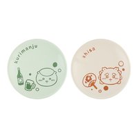 夏日回憶一番賞 碟子 栗子饅頭&獅薩 豆皿2入組