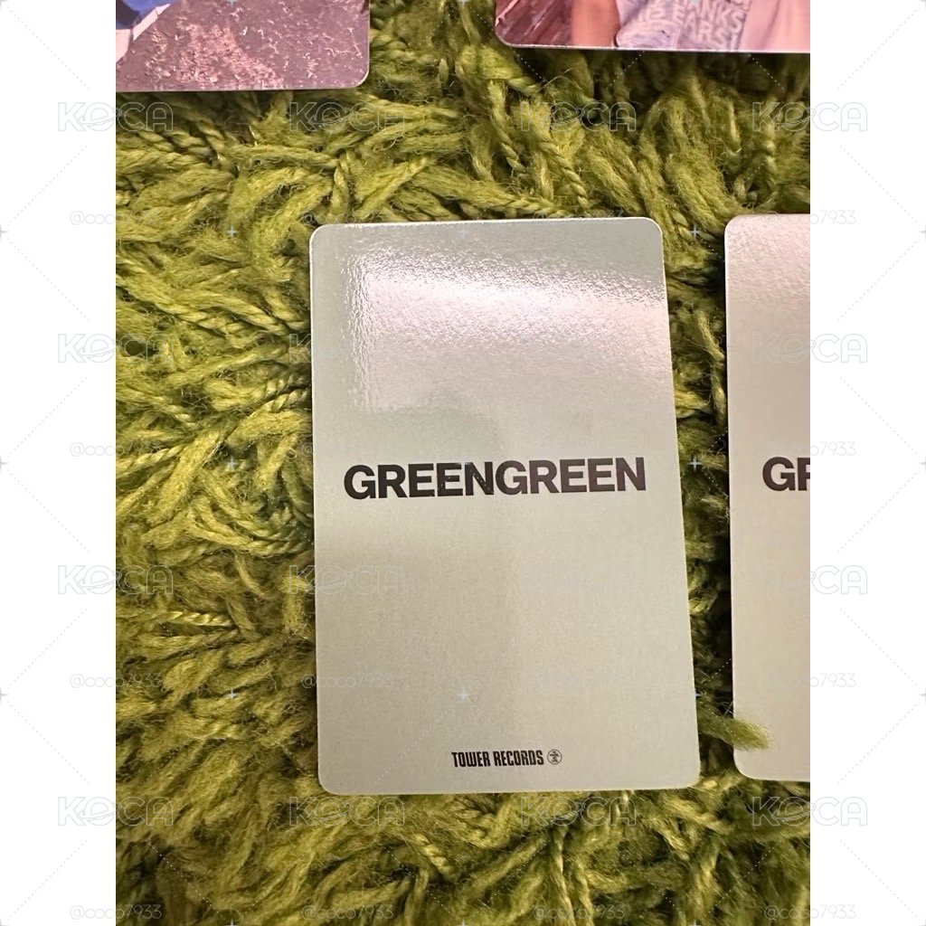 CORTIS  迷你二輯  GREENGREEN  塔店 特典 TOWER RECORDS 淘兒唱片