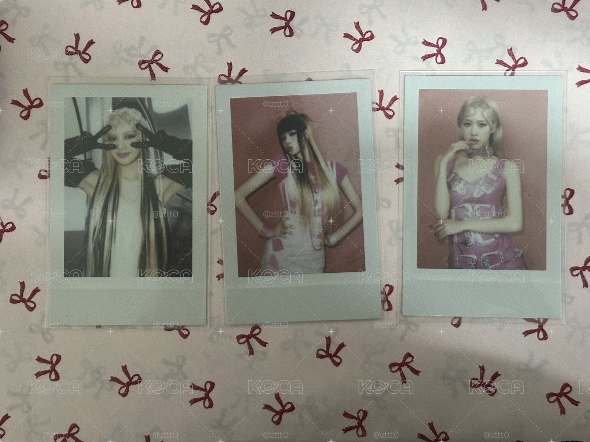 born pink拍立得卡