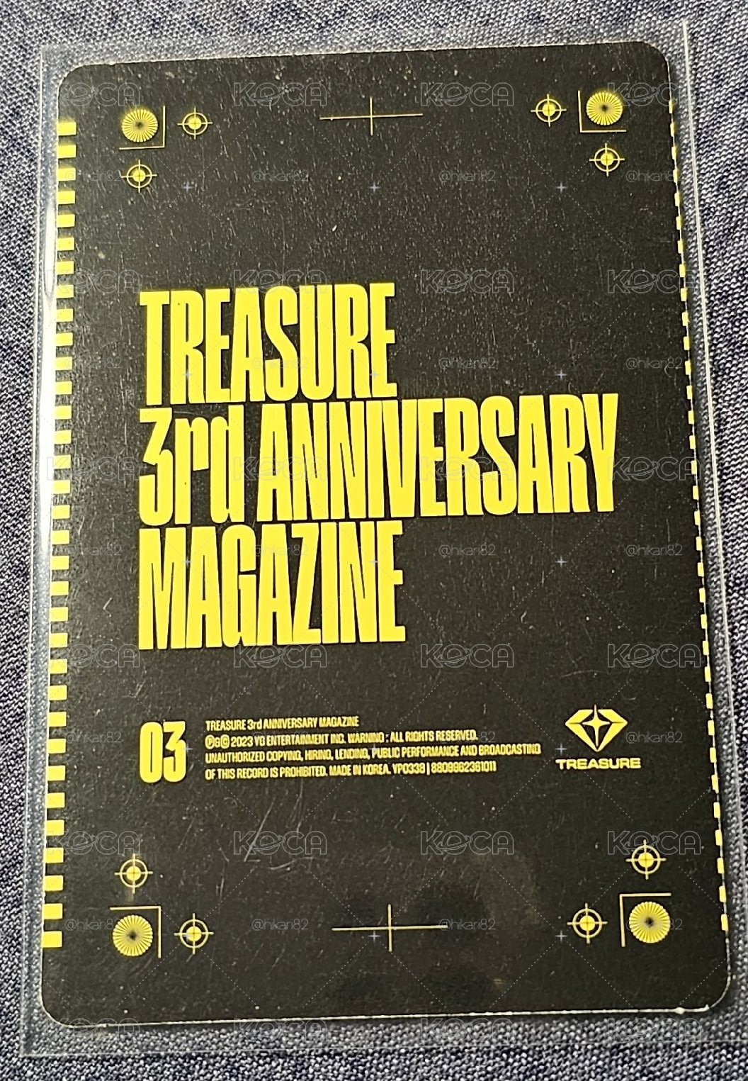 TREASURE 3rd ANNIVERSARY MAGAZINE YOSHI 