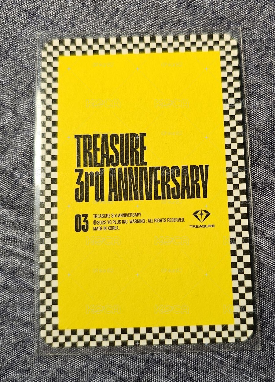 TREASURE 3rd ANNIVERSARY MAGAZINE YOSHI 