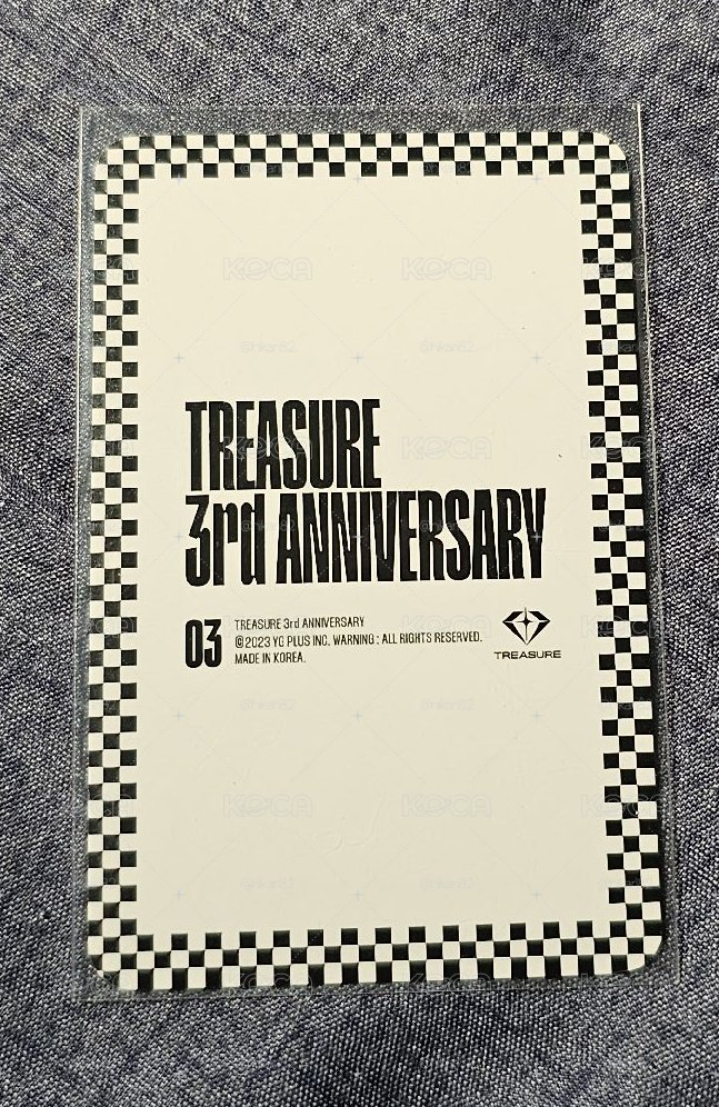 TREASURE 3rd ANNIVERSARY MAGAZINE YOSHI 