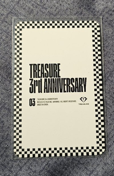 TREASURE 3rd ANNIVERSARY MAGAZINE YOSHI 