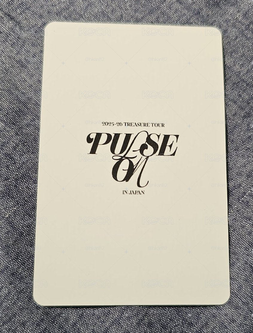 2025-26 TREASURE TOUR [PULSE ON] IN JAPAN YOSHI 