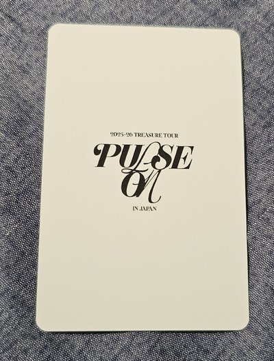 2025-26 TREASURE TOUR [PULSE ON] IN JAPAN YOSHI 