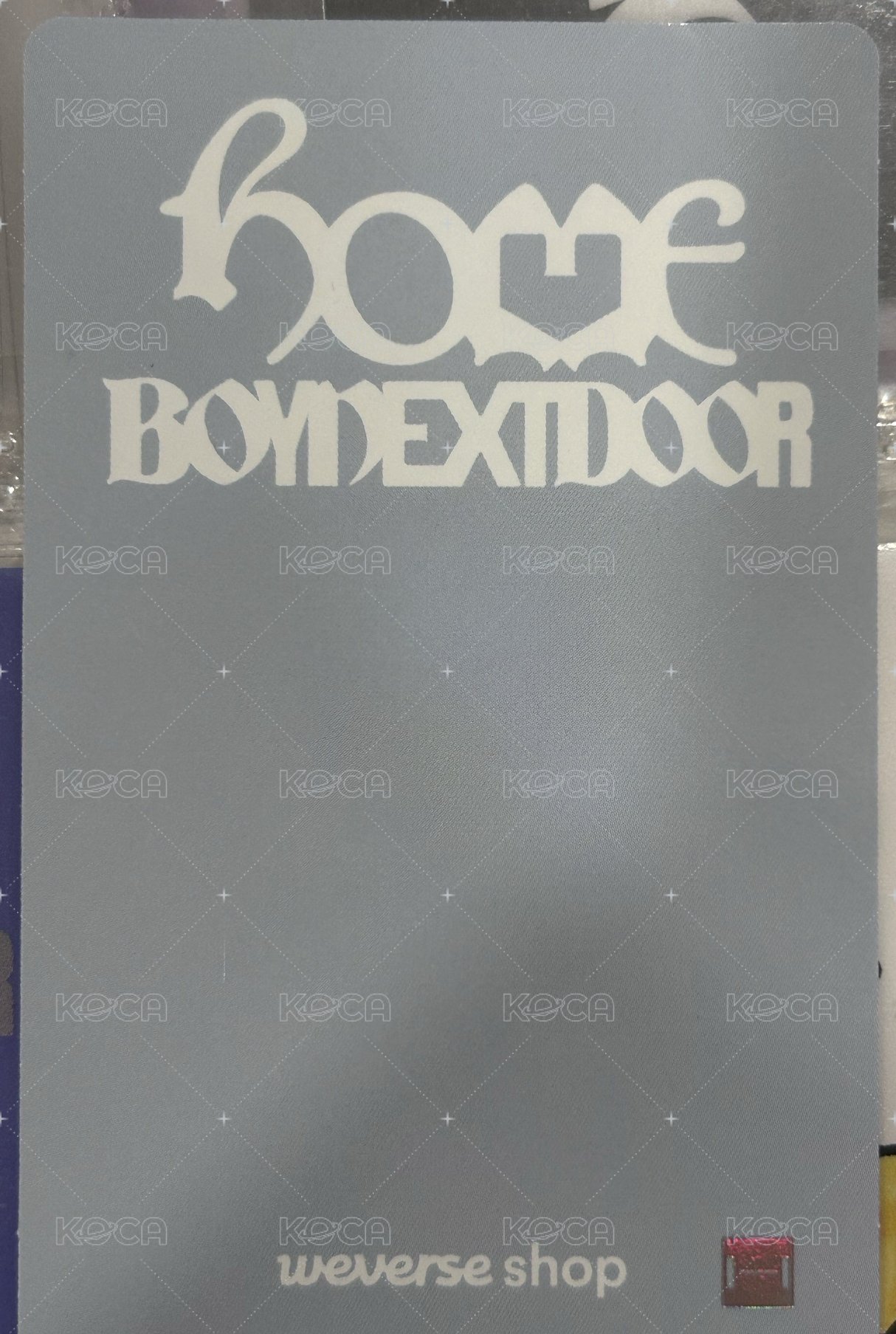 HOME wvs LD 2.0 幸運卡  背面