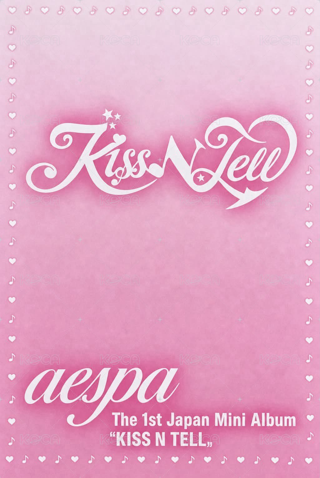 KISS N TELL 7/18FM 特典卡  背面