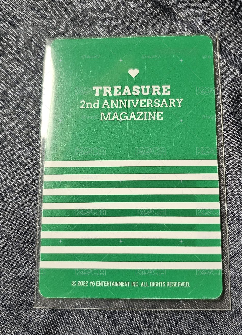 TREASURE 2nd ANNIVERSARY MAGAZINE YOSHI 