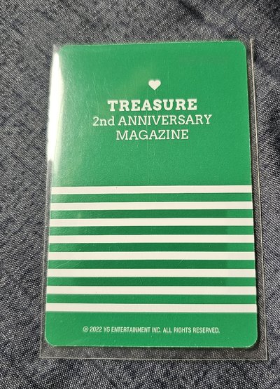 TREASURE 2nd ANNIVERSARY MAGAZINE YOSHI 