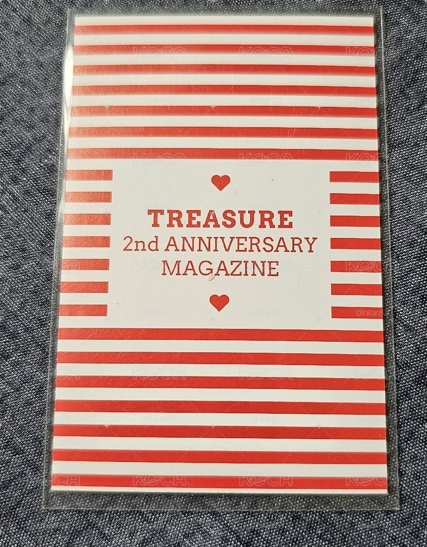 TREASURE 2nd ANNIVERSARY MAGAZINE YOSHI 