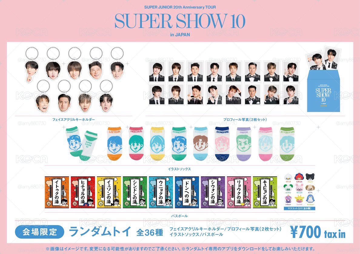 Super Junior SS10日周扭蛋 特澈童源證件照