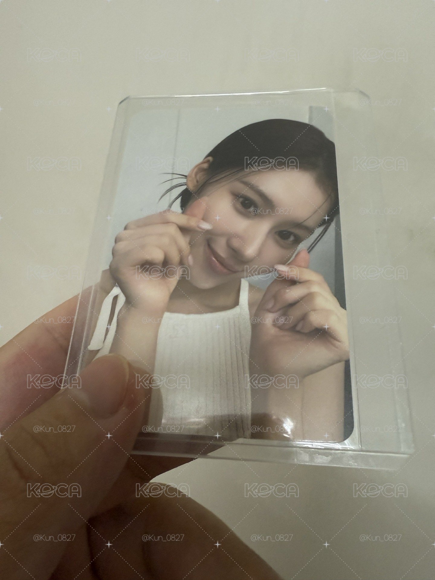 SANA X Bioré代言小卡 白色版