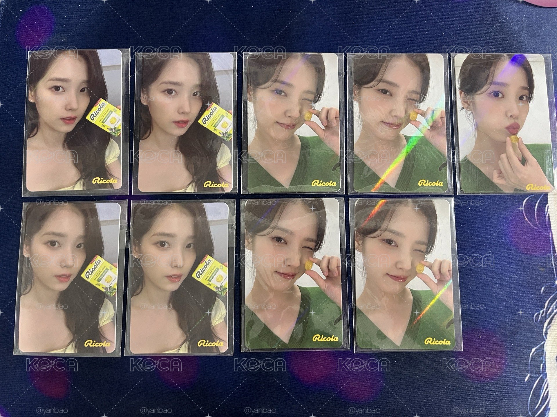 IU 利口樂 Ricola 小卡組🍋