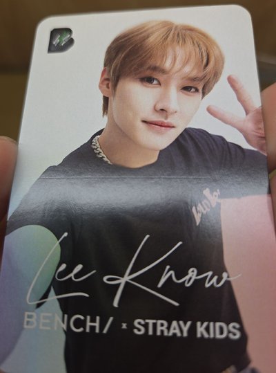 Stray Kids Lee Know 旻 代言卡 Mahagrid衣服 BENCH CLIO FURYU