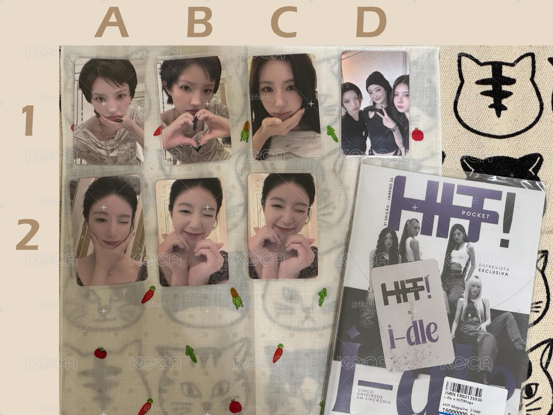 i-dle ny Hit雜誌 團卡