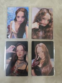 AMORTAGE中背小卡QQ音樂一套4張+1黑色髮圈