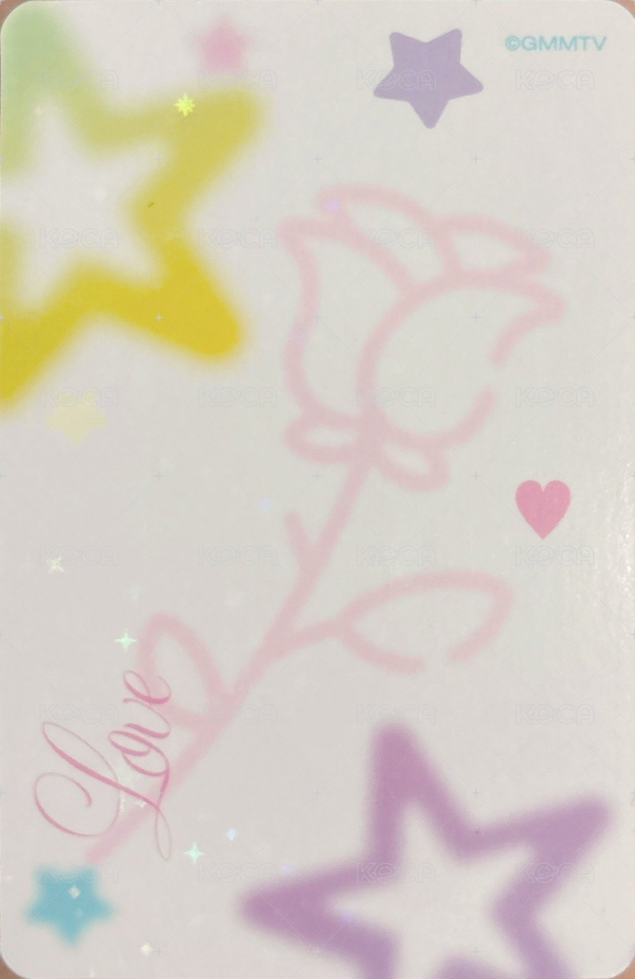 Y Book Fair 9 LOVE 周邊卡  背面