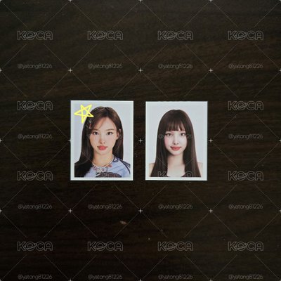 TWICE 娜璉 韓國年曆卡+會員禮卡