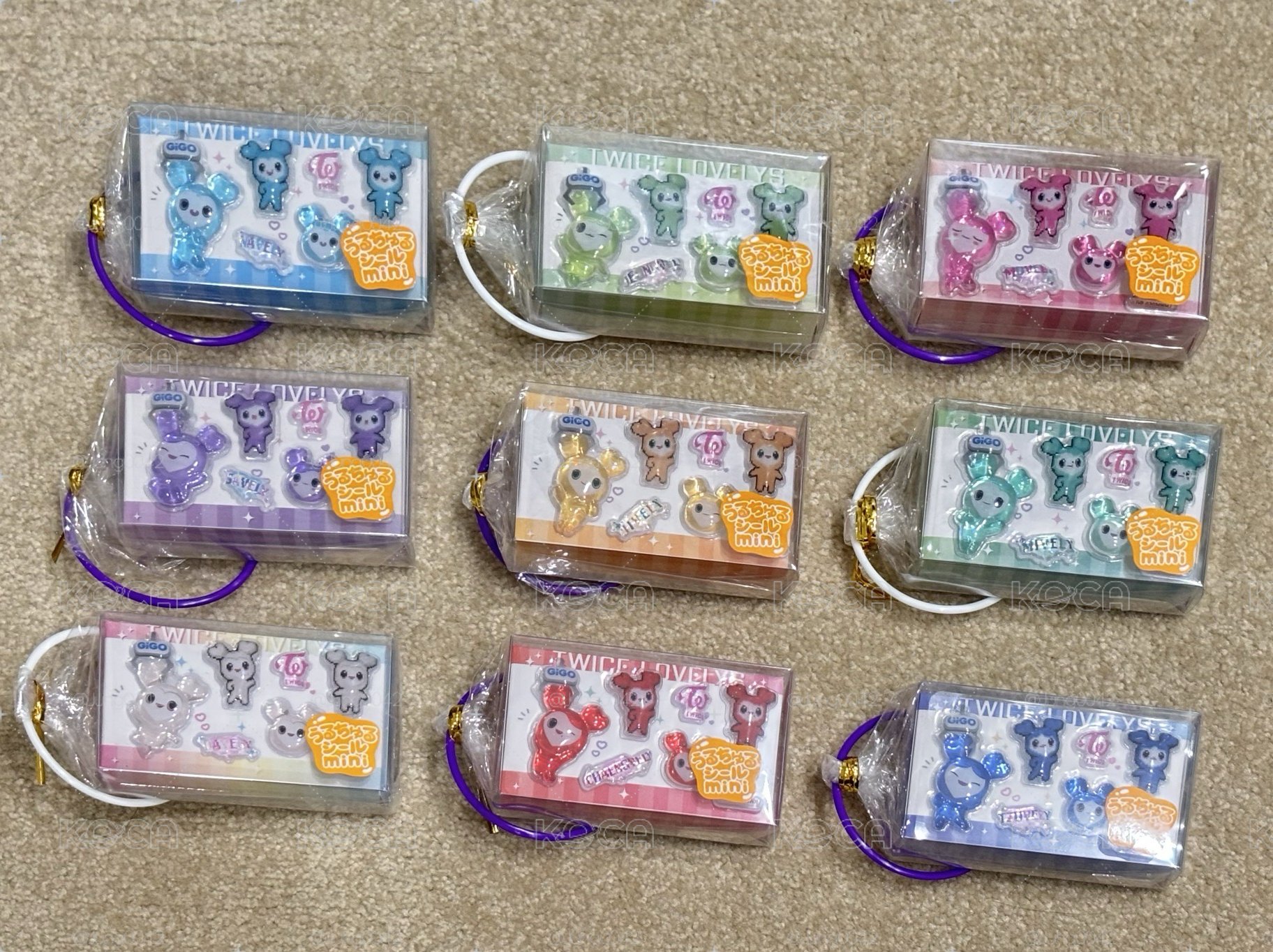 Gigo lovelys立體貼紙