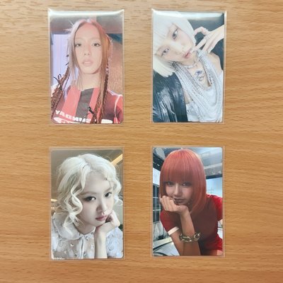 BLACKPINK 個人solo 中文卡背