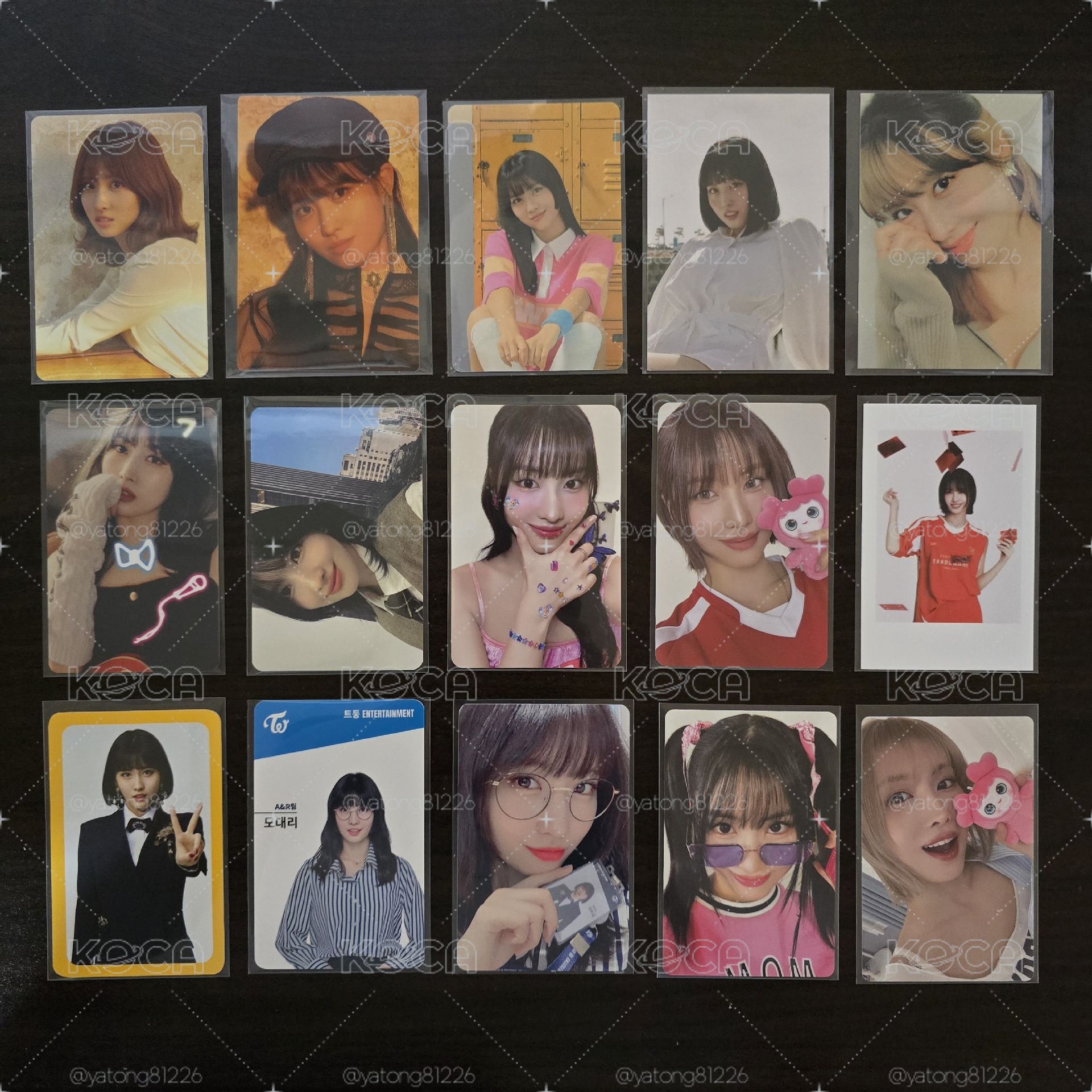 TWICE MOMO 韓國年曆卡+會員禮卡