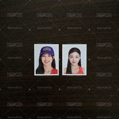 TWICE 志效 韓國年曆卡+會員禮卡