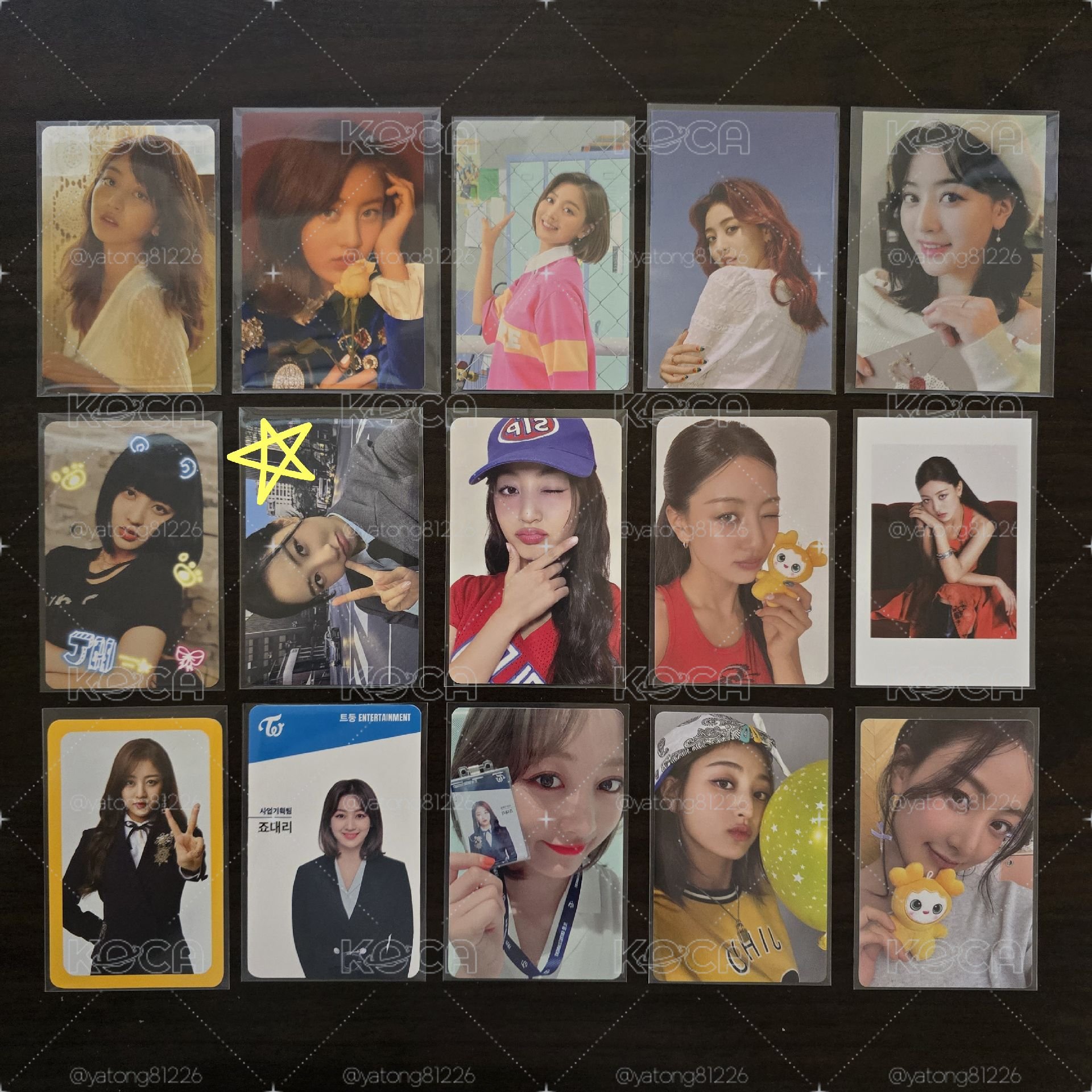 TWICE 志效 韓國年曆卡+會員禮卡